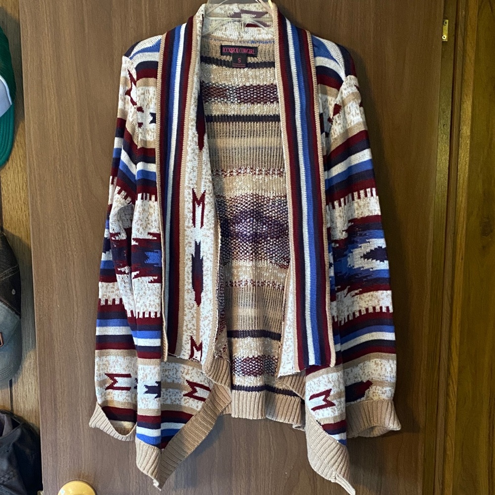 Rock & Roll Cowgirl Open-Front Cardigan